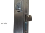 Sliding Door Patch Lock - Polished Stainless Steel